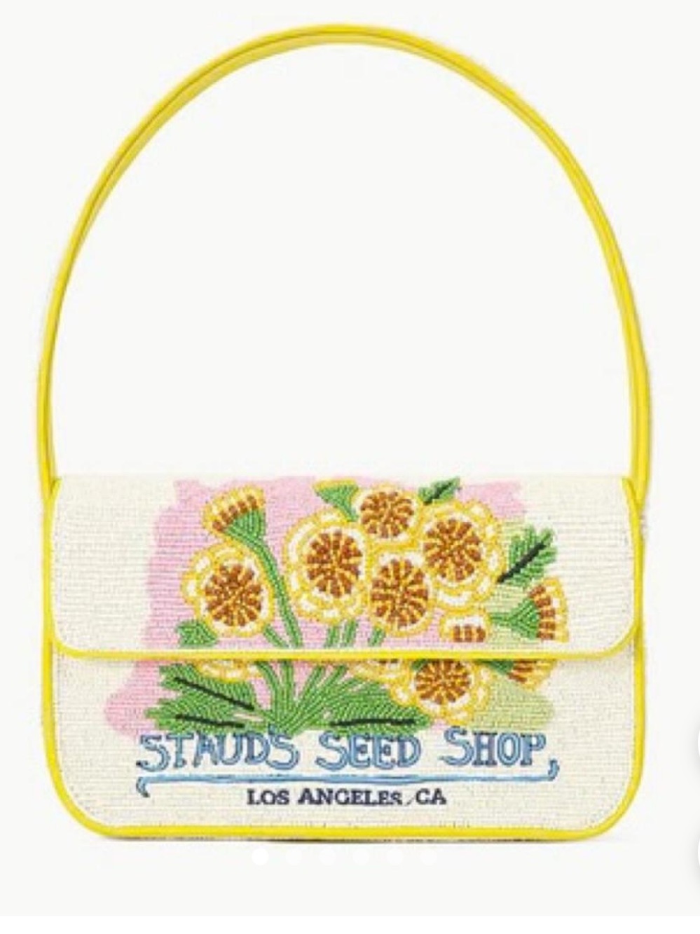 STAUD Tommy Beaded Bag in Tidy Tips